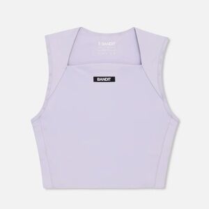 Bandit Iris Crop - light thistle